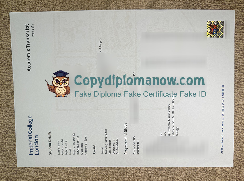 Imperial College London Degree