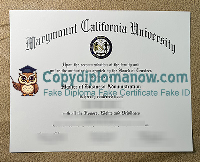 Marymount California University Diploma