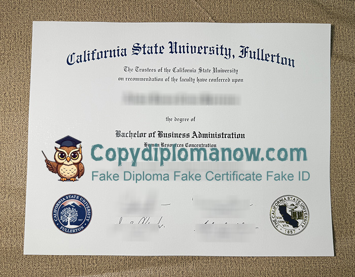 CSUF Diploma, Cal State Fullerton Diploma