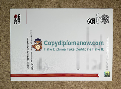 City & Guilds NVQ Certificate