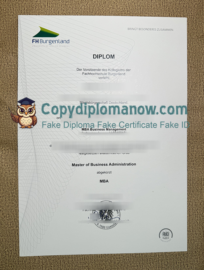 FH Burgenland Diplom