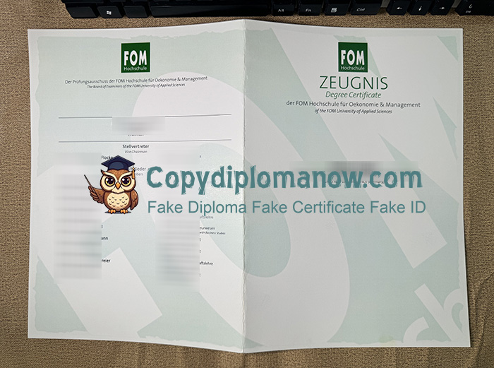 FOM Hochschule Zeugnis