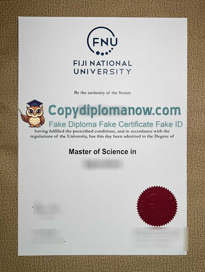 Fiji National University Diploma, FNU Diploma