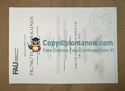 FAU Urkunde