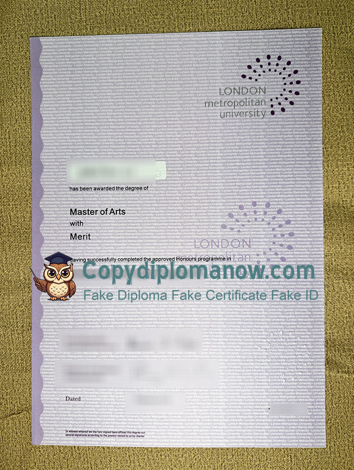 London Metropolitan University Degree