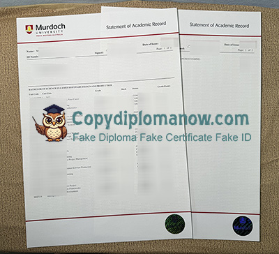 Murdoch University Transcript