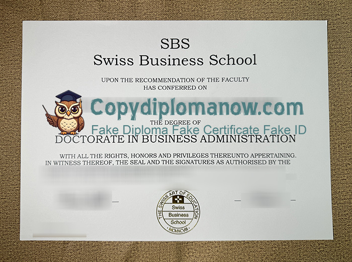 SBS Swiss Business School Diploma