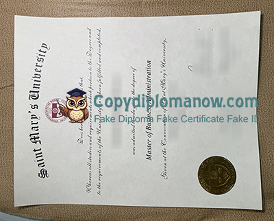 Saint Mary's University Diploma