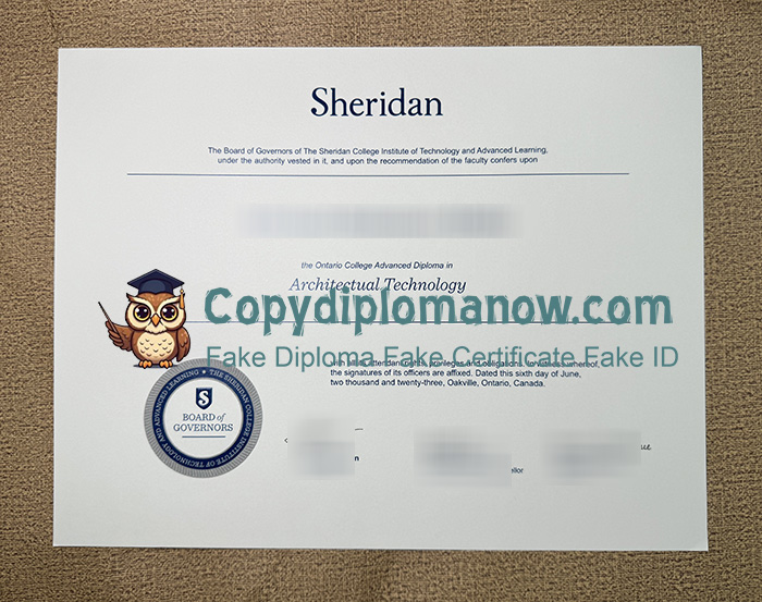 Sheridan College Diploma