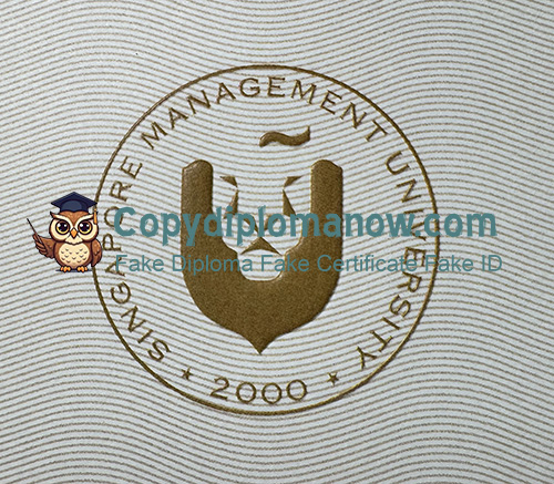 Singapore Management University (SMU) diploma seal