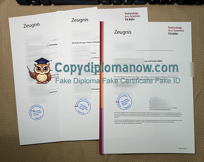 Technische Hochschule Köln Zeugnis