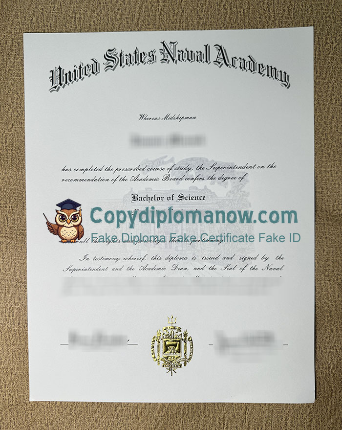 United States Naval Academy Diploma