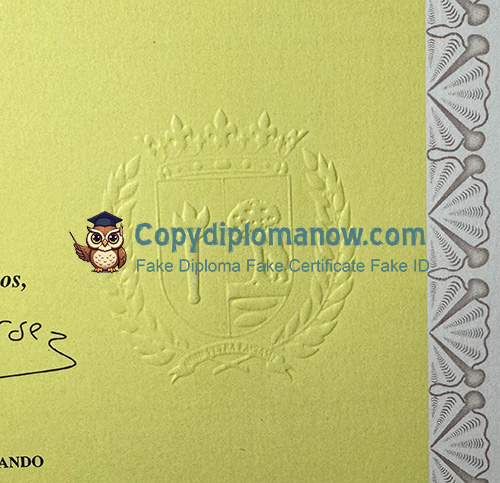 Universidad Autónoma de Madrid Diploma seal