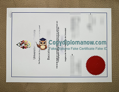 Universiteit van Pretoria Diploma