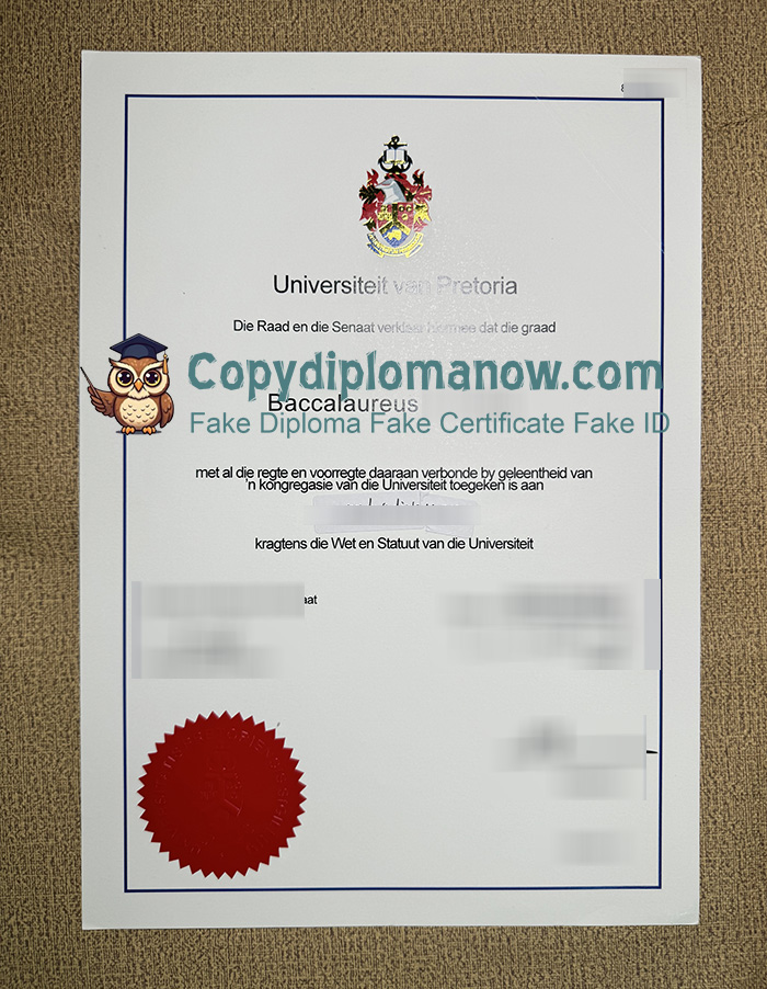 Universiteit van Pretoria Diploma