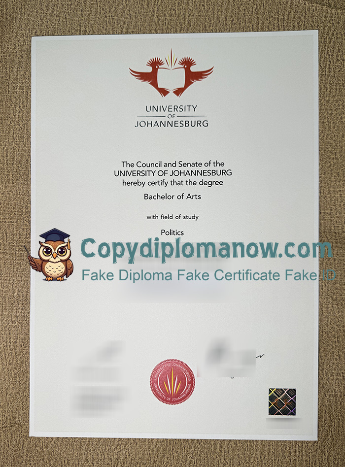 University of Johannesburg Diploma