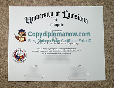 UL Lafayette Diploma