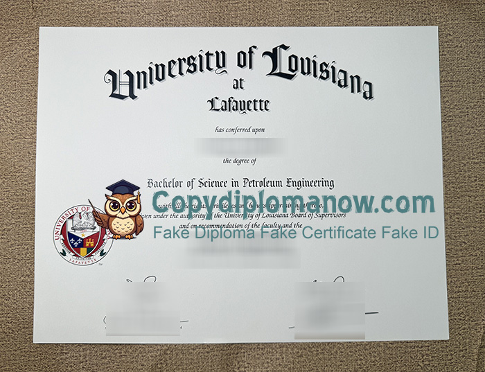 UL Lafayette Diploma