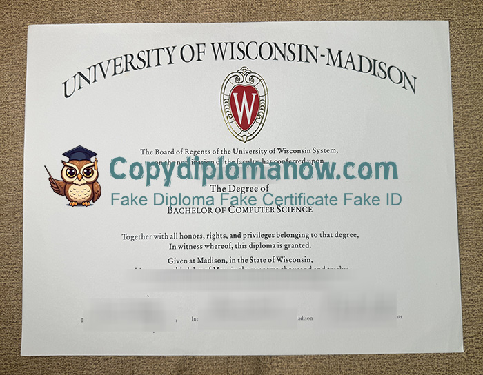 University of Wisconsin–Madison Diploma