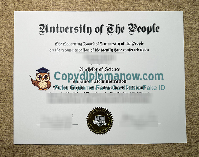University of the People Diploma, UoPeople Diploma