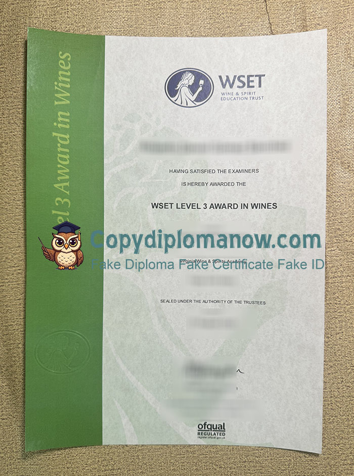 WSET Certificate