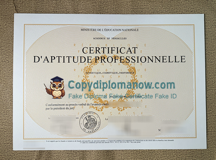 Académie de Versailles Diploma