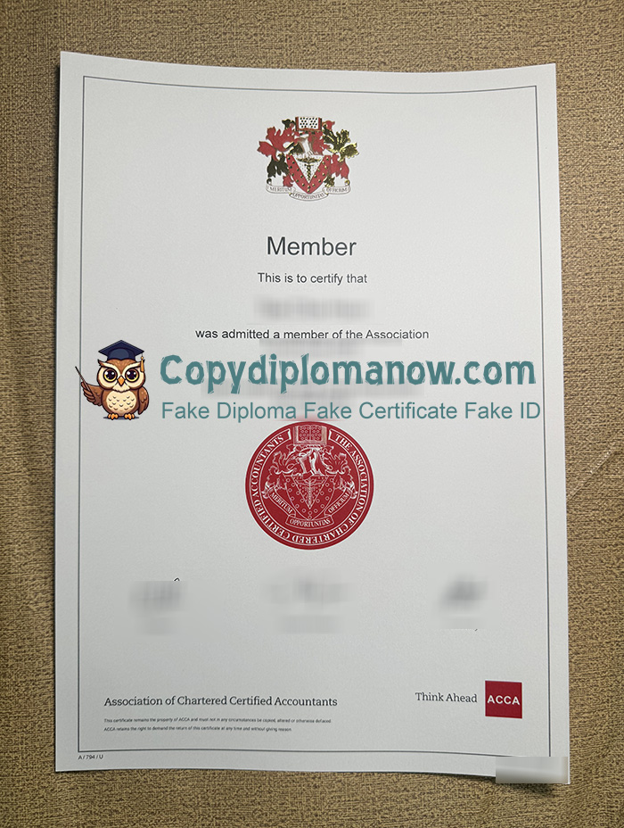 ACCA Certificate