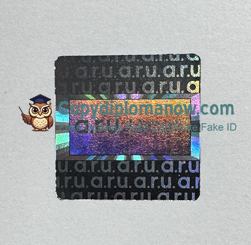 Anglia Ruskin University Degree Hologram Security