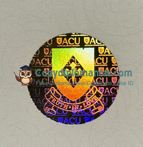 Australian catholic university degree Hologram Security