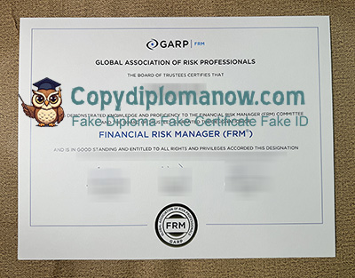 GARP Financial Risk Management Certificate