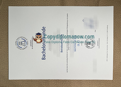 HFH Urkunde, Hamburger Fern-Hochschule Urkunde