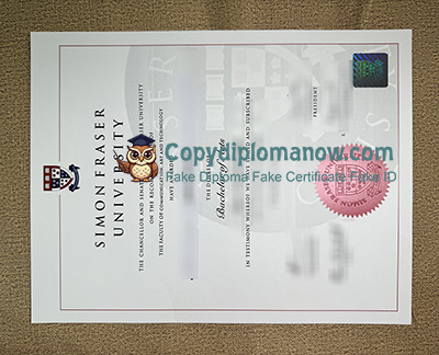 SFU Diploma, Simon Fraser University Diploma