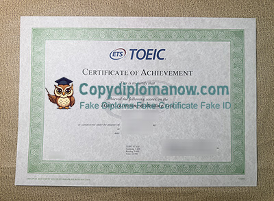 TOEIC Certificate