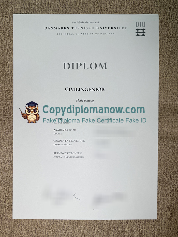 Best place to Buy Danmarks Tekniske Universitet Diploma, DTU Diploma