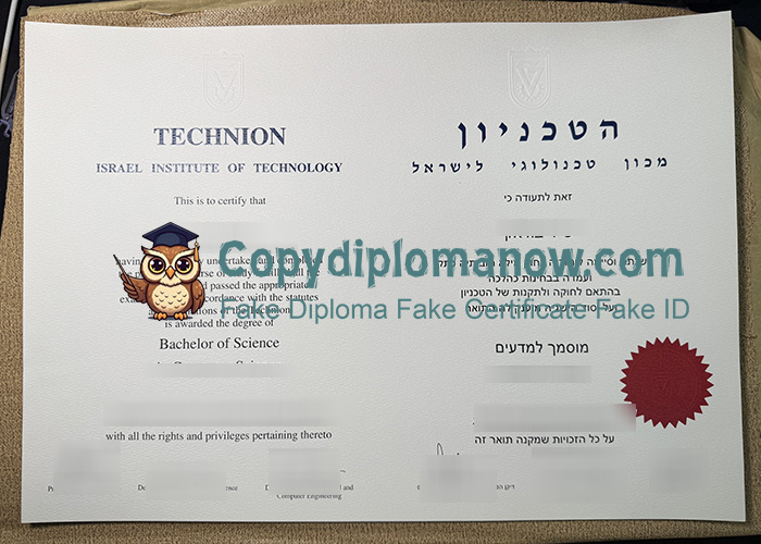 Technion – Israel Institute of Technology Diploma