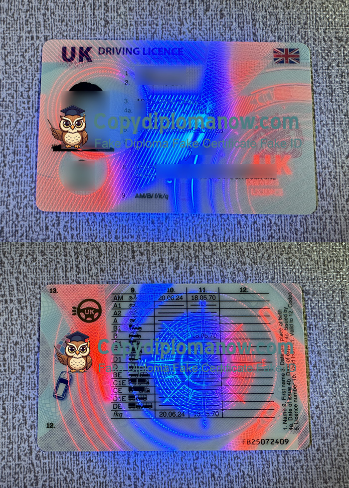 Driver's license laser