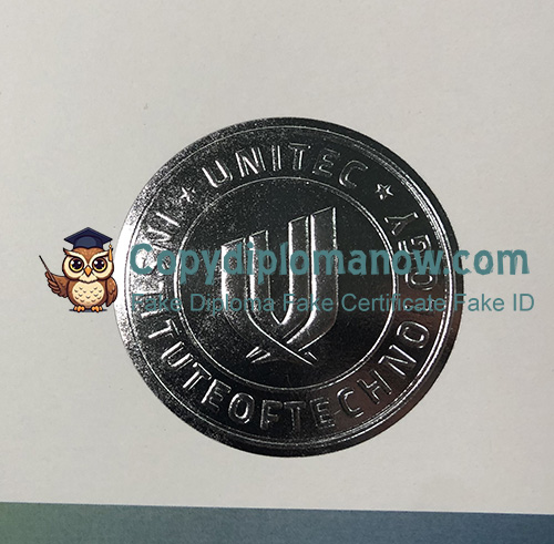 Unitec Institute of Technology Diploma seal