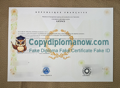 Université Grenoble-Alpes Diploma