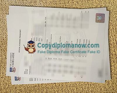 University of Adelaide Transcript