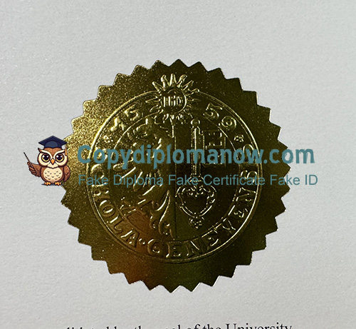 University of Geneva Diploma seal