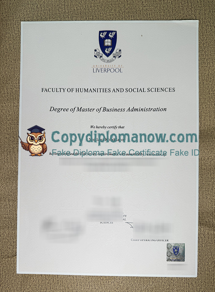 UOL Degree, University of Liverpool Degree