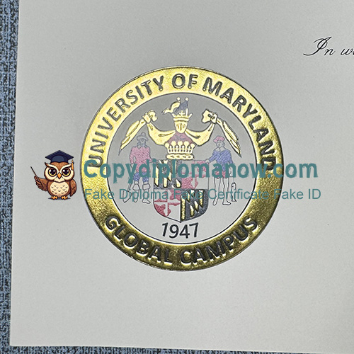 UMGC Diploma seal