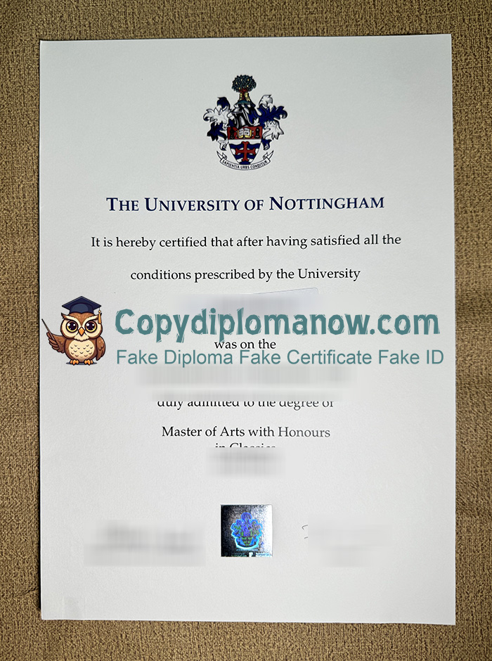 University of Nottingham Degree