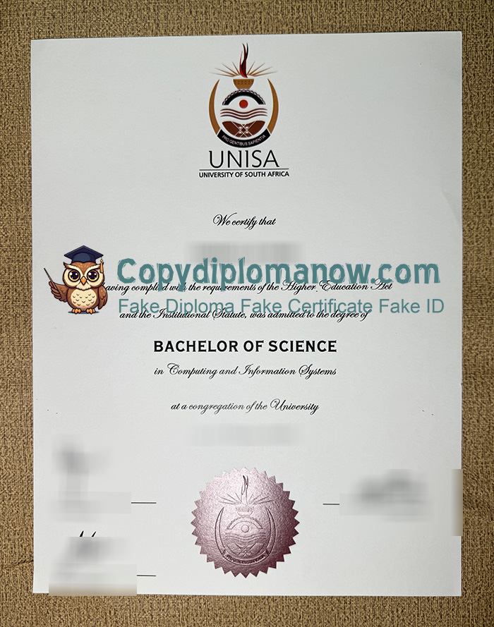 UNISA Diploma, University of South Africa Diploma