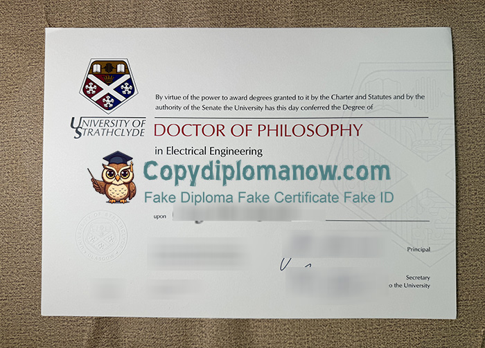 University of Strathclyde Diploma