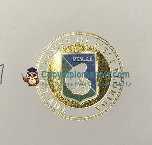 University of West Florida Diploma seal