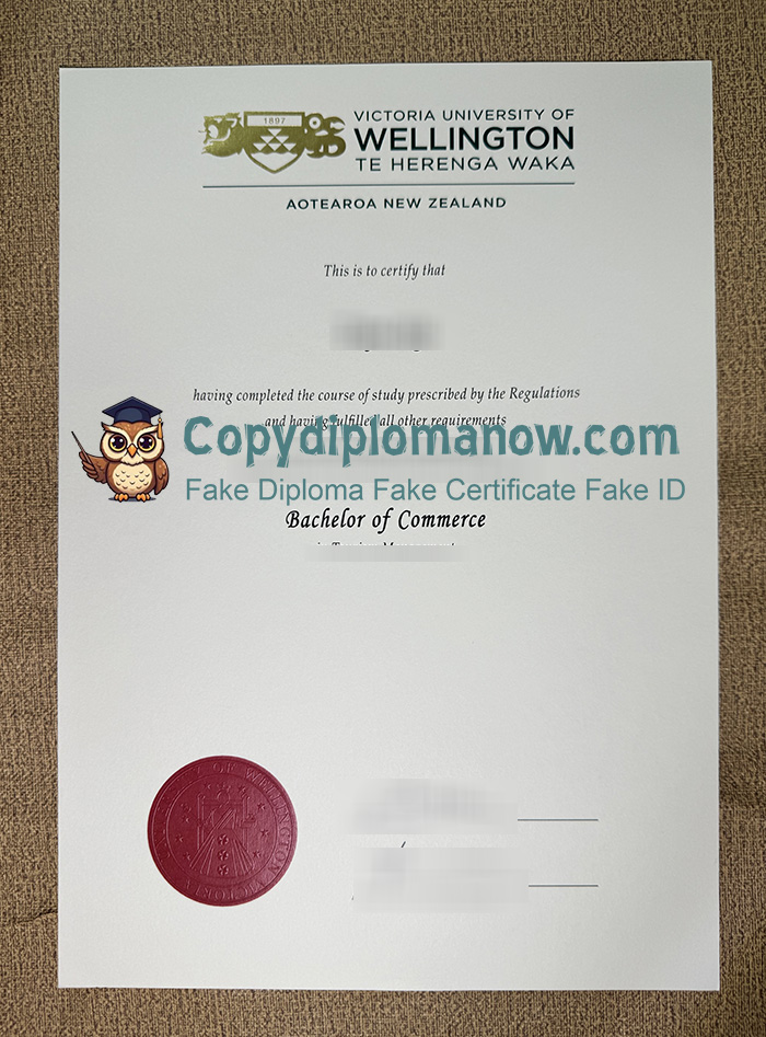 Victoria University of Wellington Diploma