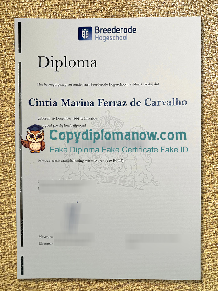 Breederode Hogeschool Diploma