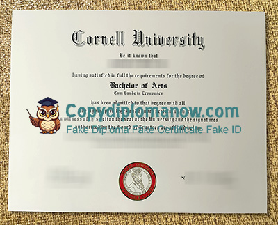Cornell University Diploma