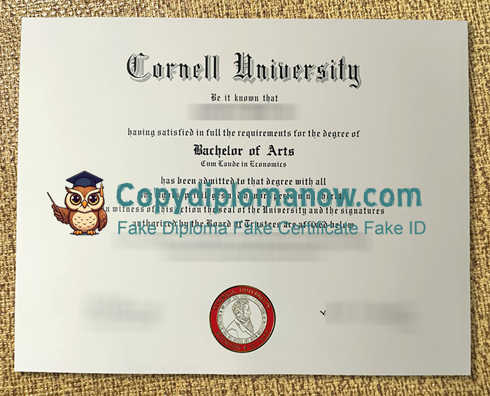 Cornell University Diploma